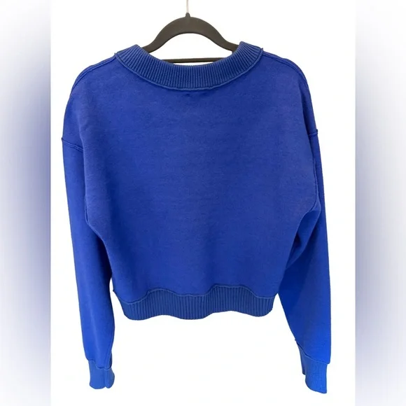 MAEVE Anthropologie VIBRANT BLUE Knit Button Front CARDIGAN Sweater Small - Picture 3 of 9